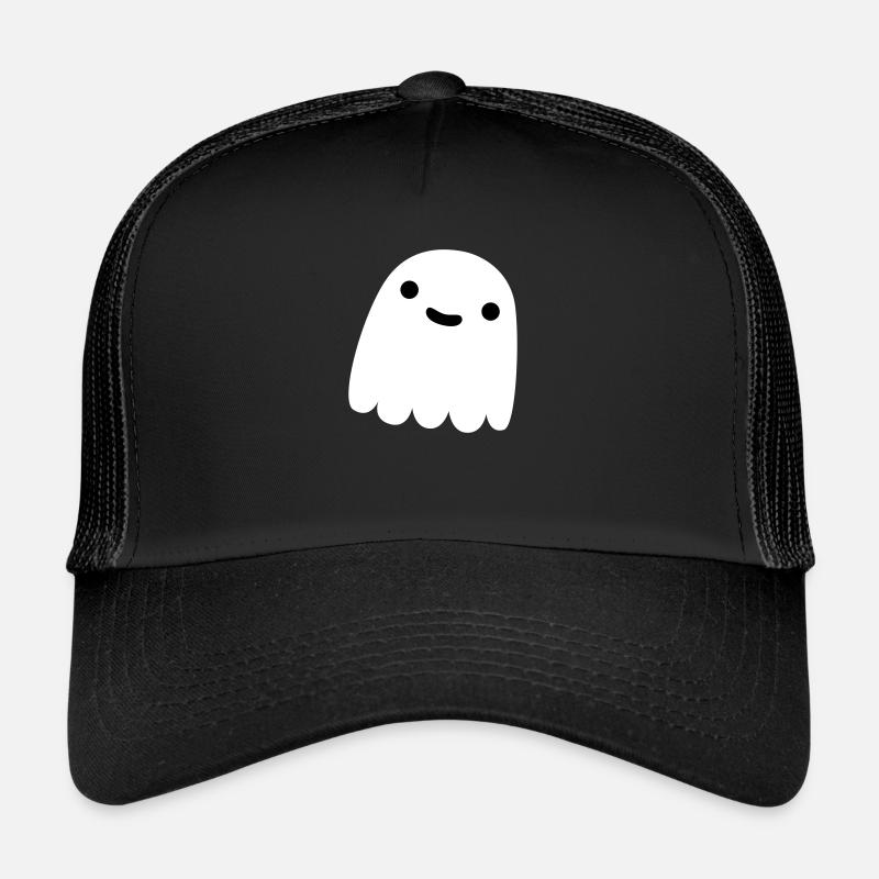 fantôme en blanc souriant Casquette trucker 