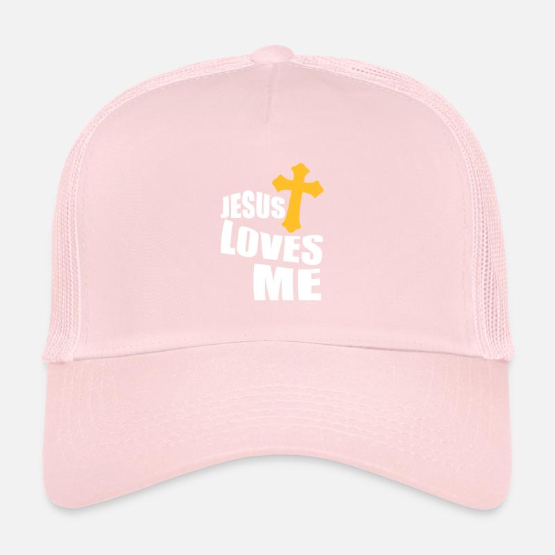 jesus loves me Trucker Cap
