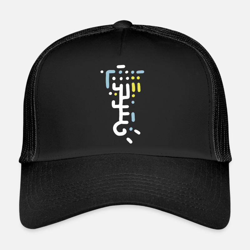 Scifi Industrial Alien Ornament Trucker Cap