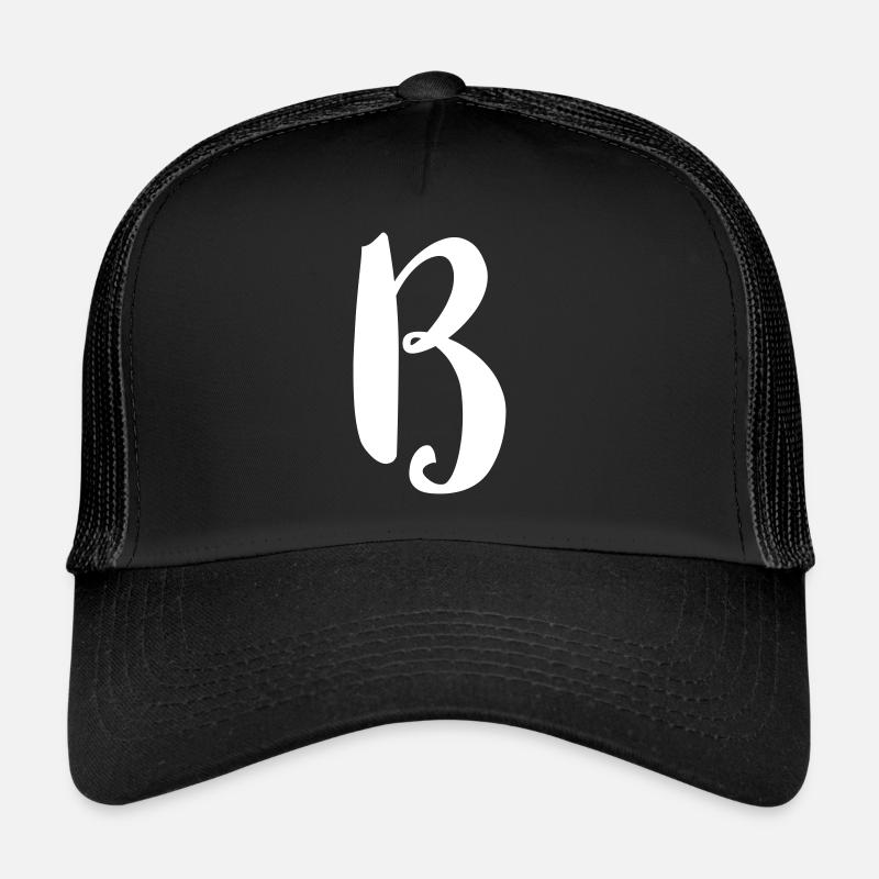 Letter b Trucker Cap
