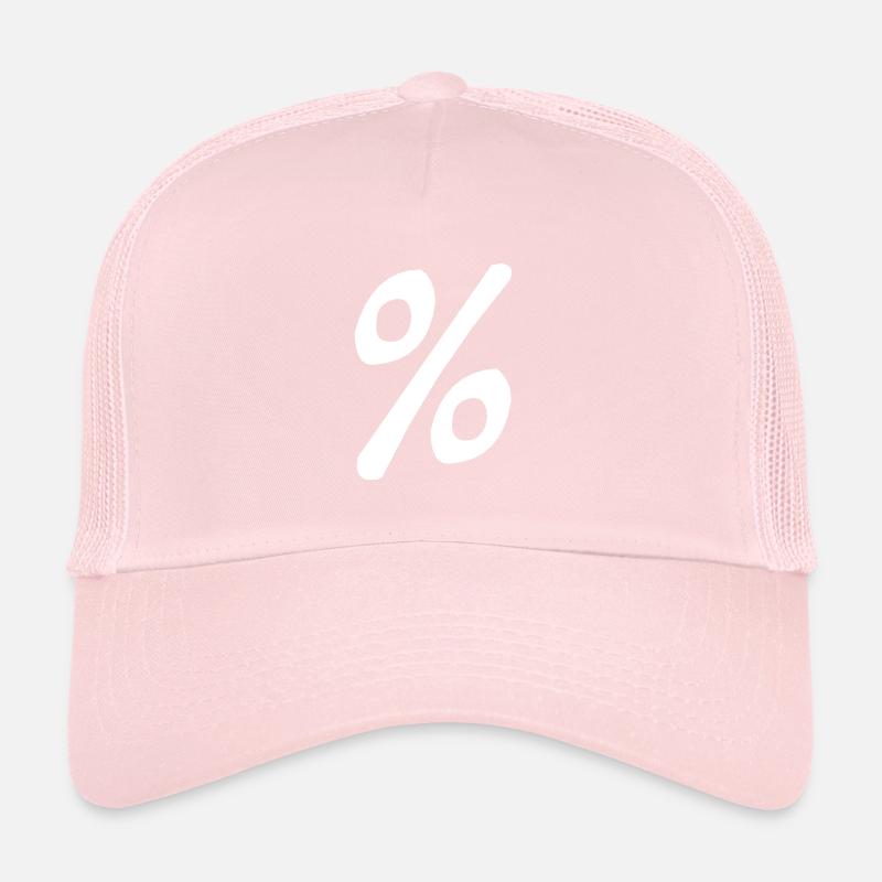 signe pour cent Casquette trucker 