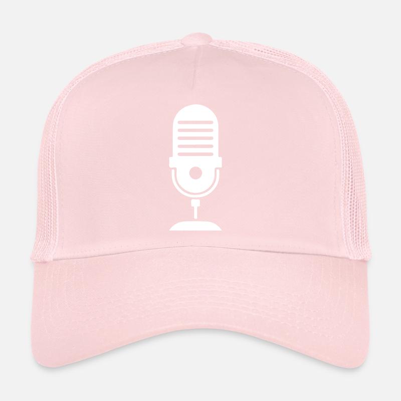 Microphone Podcast Logo Casquette trucker 