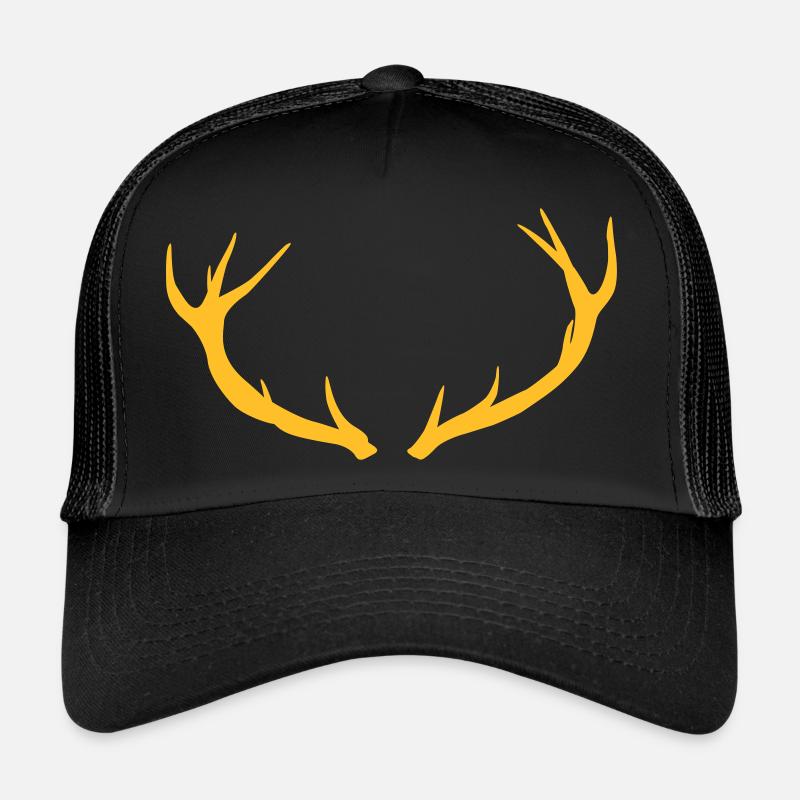Bois majestueux - Casquette trucker  - noir/noir