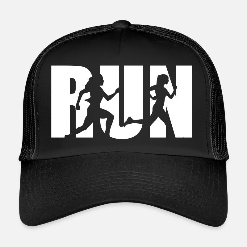 Running Woman, runner, run Casquette trucker 