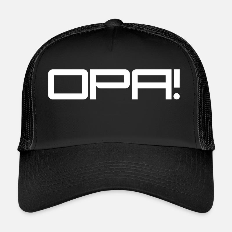OPA - Casquette trucker  - noir/noir