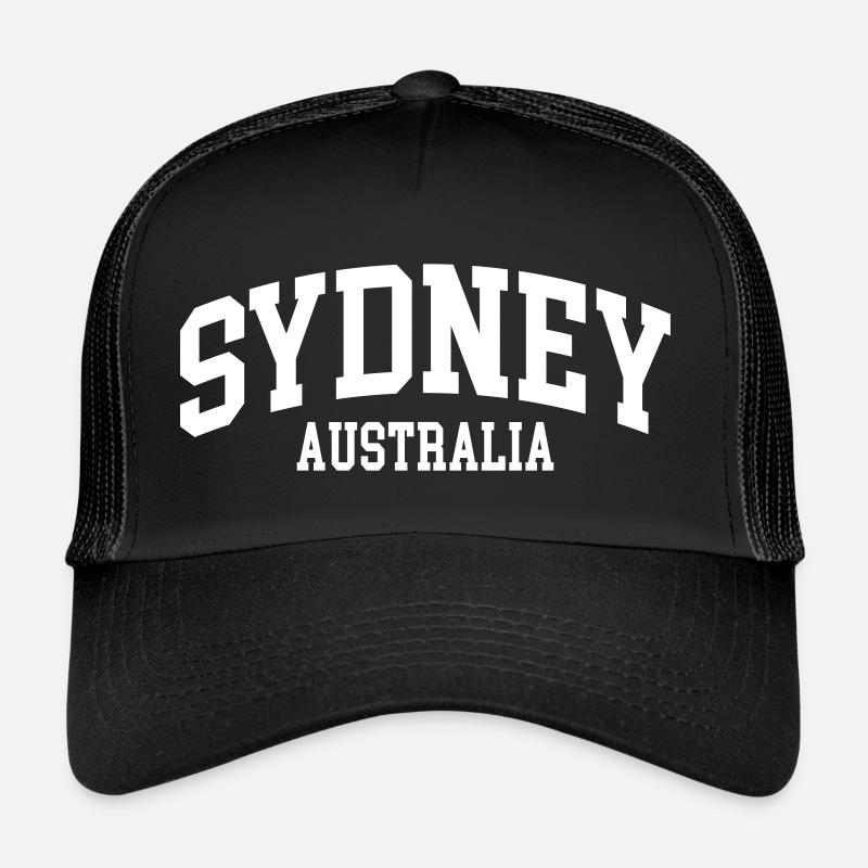 Sydney - Trucker Cap - Schwarz/Schwarz