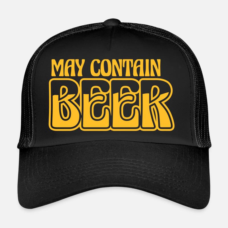 May Contain Beer Logo Trucker Cap