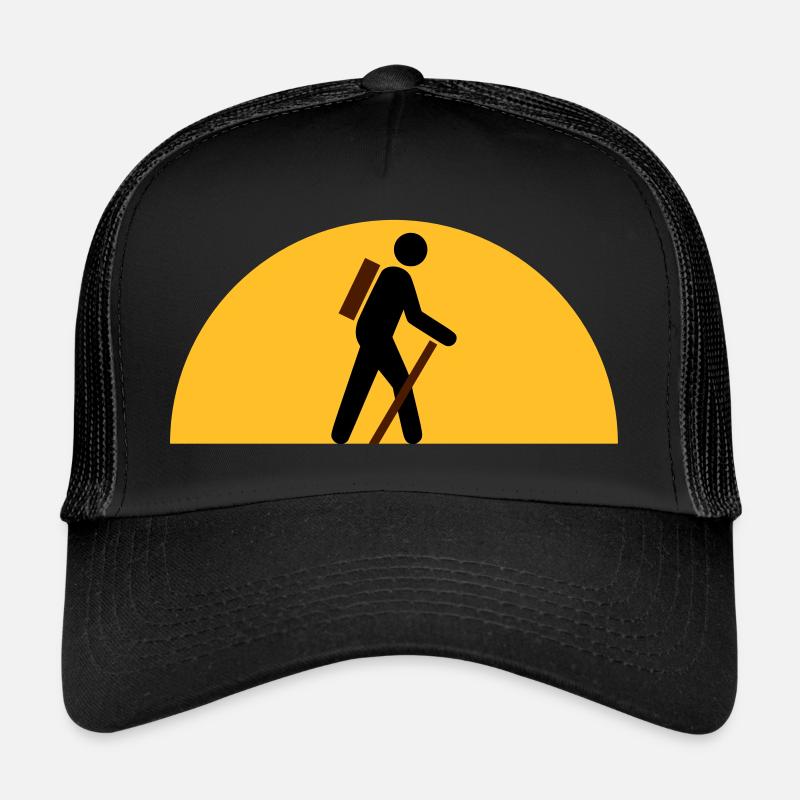 ★ Designfarben änderbar ★ Wanderer, Himmelskörper Trucker Cap