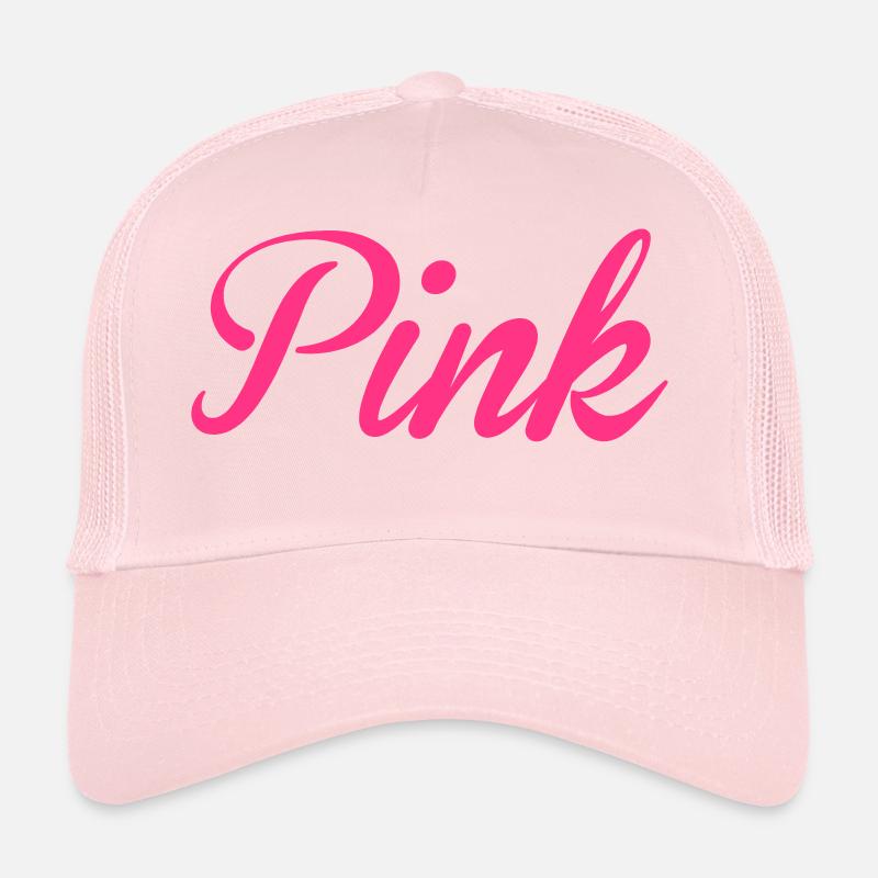 rose Casquette trucker 