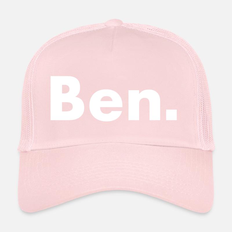 Ben - Name - Scripture - Benedict - Benjamin Trucker Cap