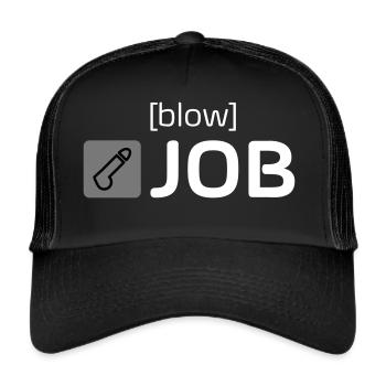 [blow] JOB - Trucker Cap - Schwarz/Schwarz - Vorne
