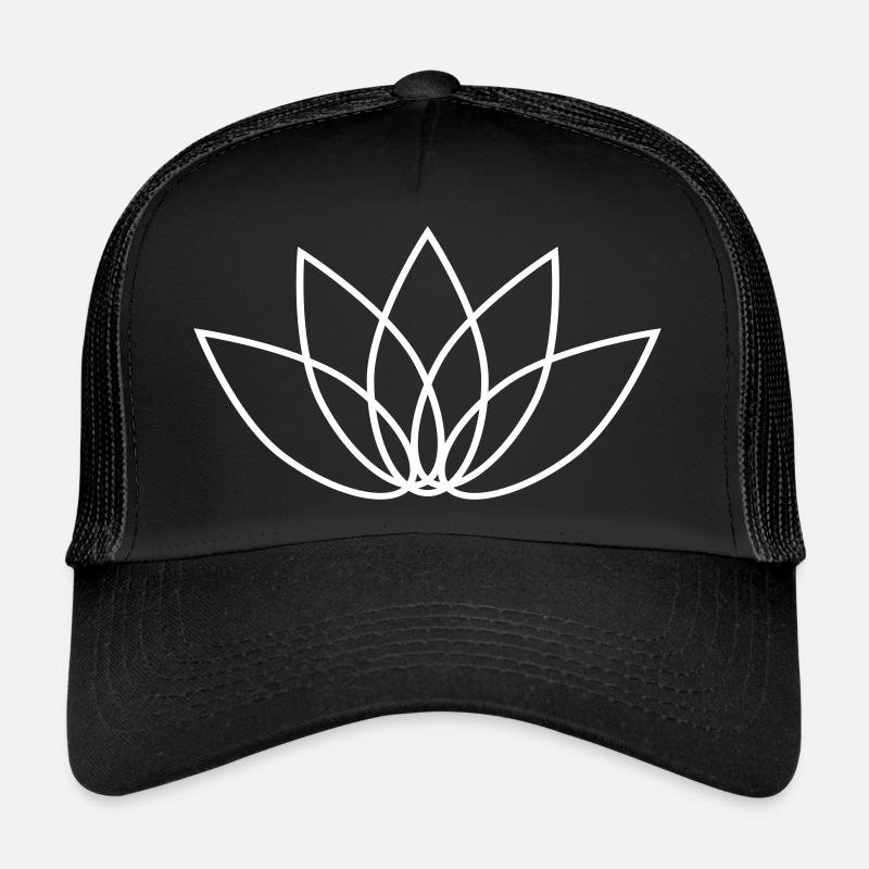 lotus - Casquette trucker  - noir/noir