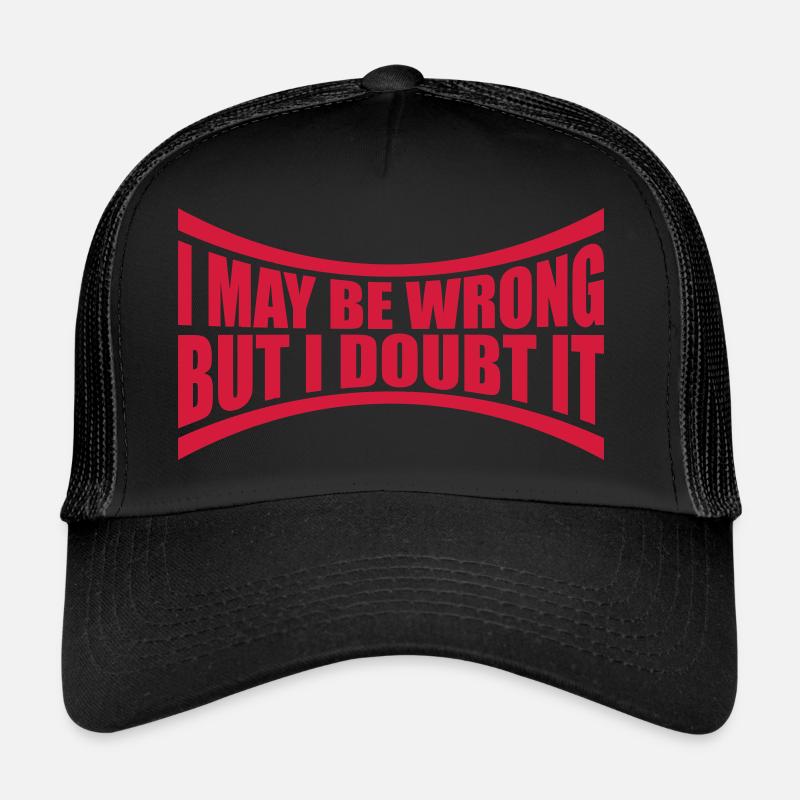 Je peux me tromper Casquette trucker 