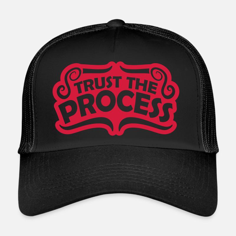trust the process Quote Trucker Cap