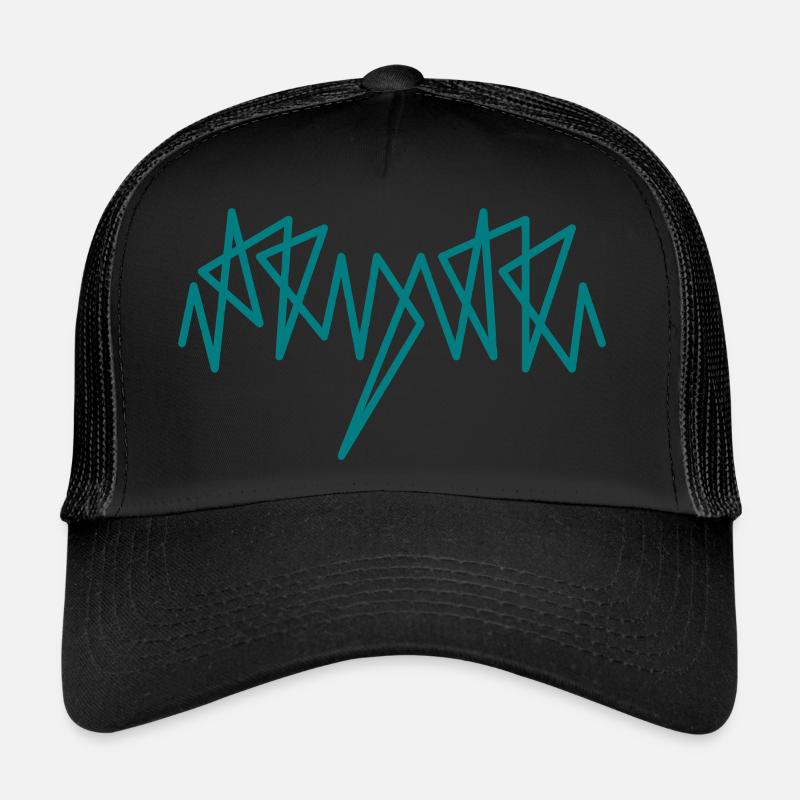 ikkipikki - Trucker Cap - Schwarz/Schwarz