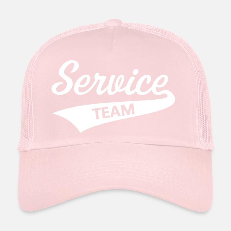 Service Team (Berufskleidung / White) Trucker Cap