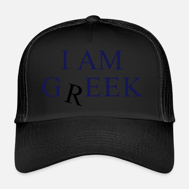 Je suis grec Casquette trucker 