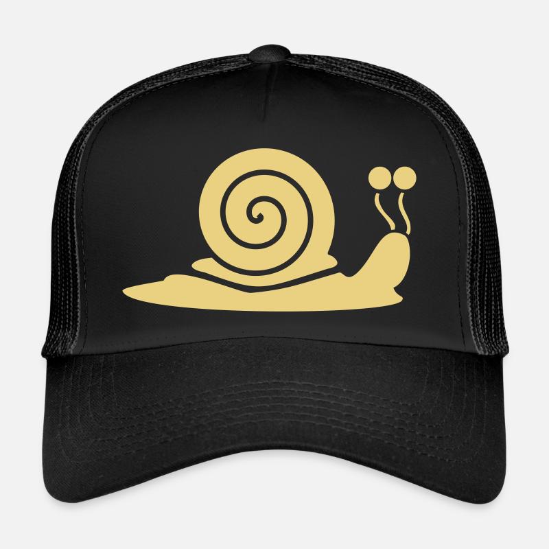 Snail with snail shell Trucker Cap