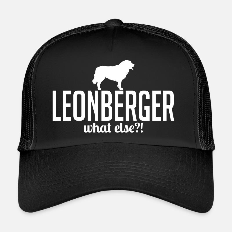 LEONBERGER what else - Trucker Cap - Schwarz/Schwarz