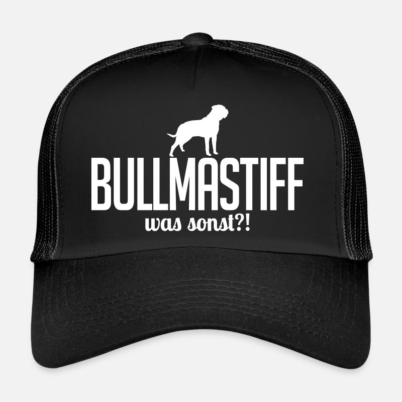 BULLMASTIFF was sonst - Trucker Cap - Schwarz/Schwarz