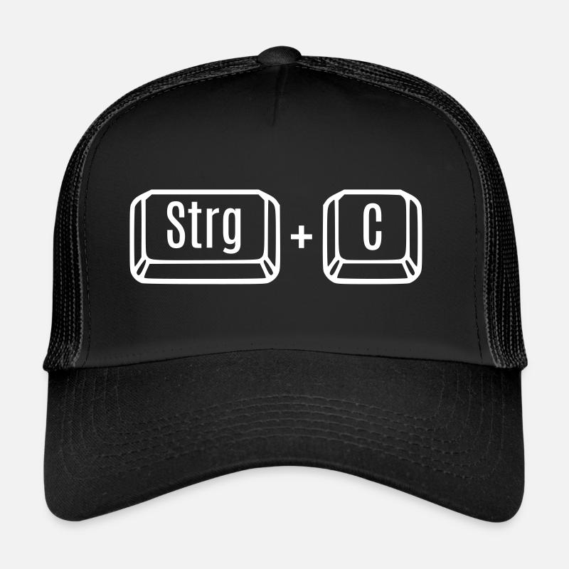 Strg + C Kopieren Strg + V Einfügen Mama Papa Kind Trucker Cap