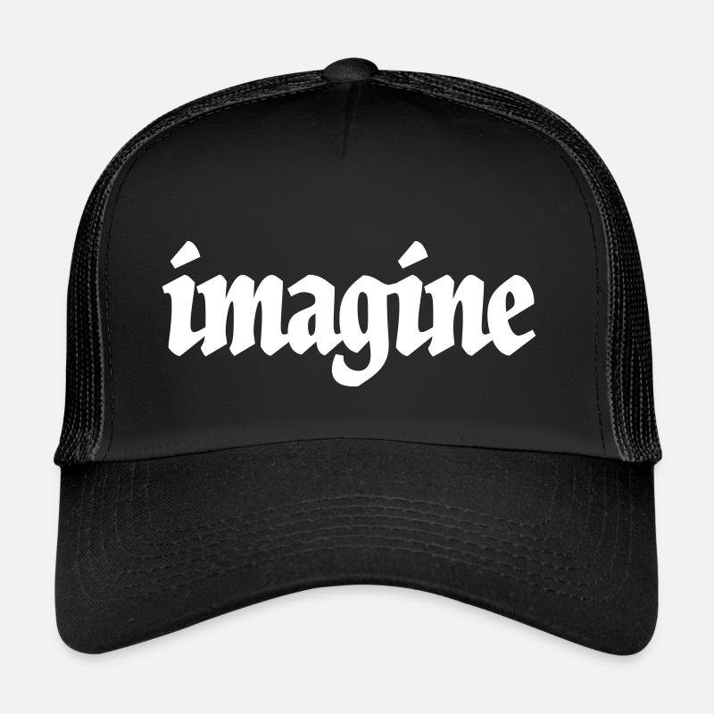 imagine - Trucker Cap - Schwarz/Schwarz