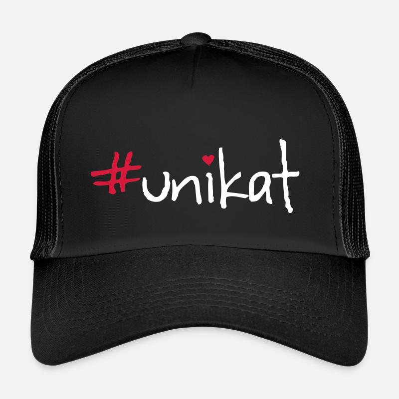 #unikat - Trucker Cap - Schwarz/Schwarz
