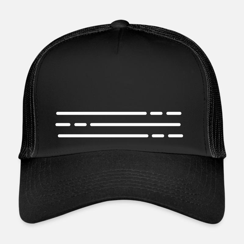 Straße, Striche Geschenk Trucker Cap