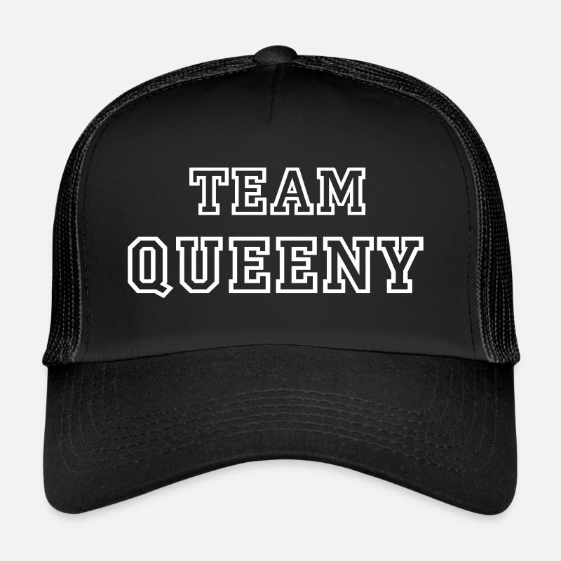 TEAM QUEENY Dog Name TeamTricot Trucker Cap