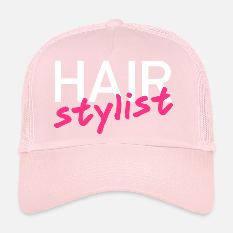 Hairstylist (font oblique) Trucker Cap