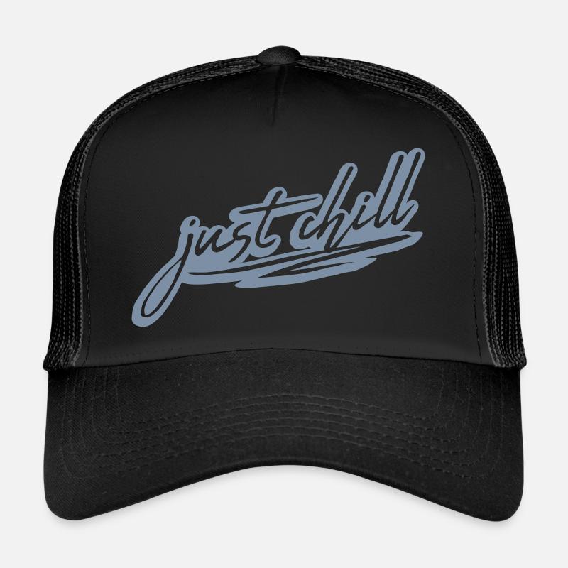 Just Chill Text Logo Casquette trucker 