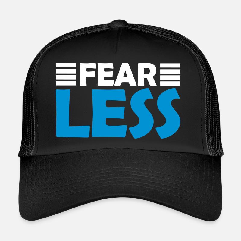fearless Text Quote Design Trucker Cap