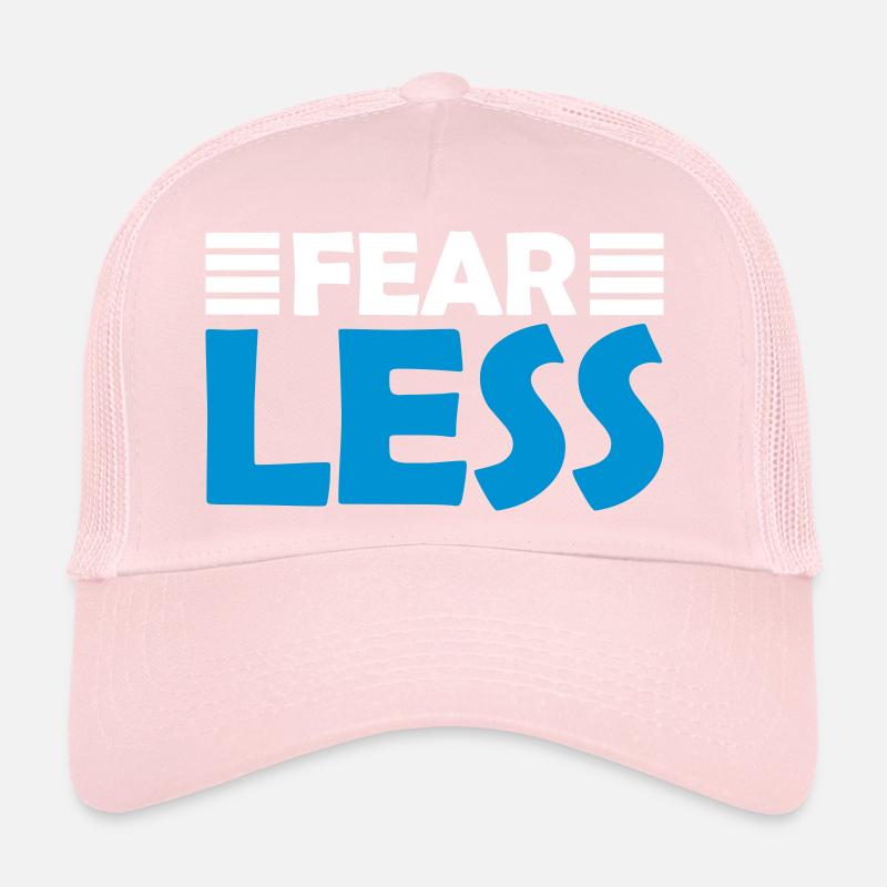 fearless Text Zitat Design Trucker Cap