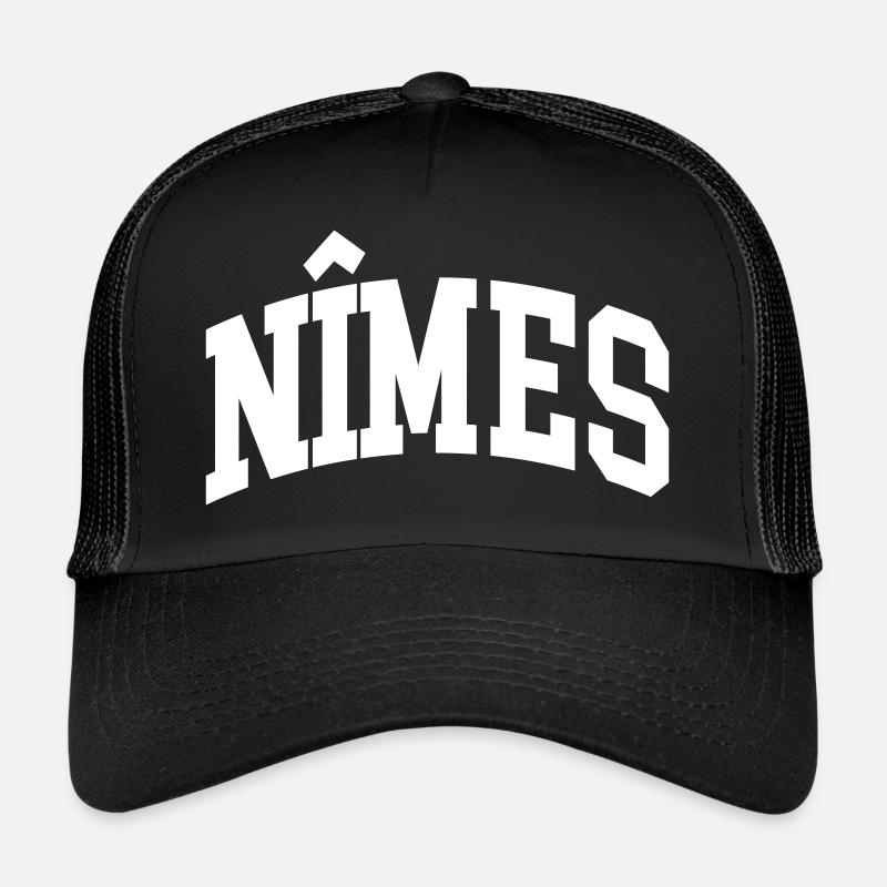Nîmes - Casquette trucker - noir/noir
