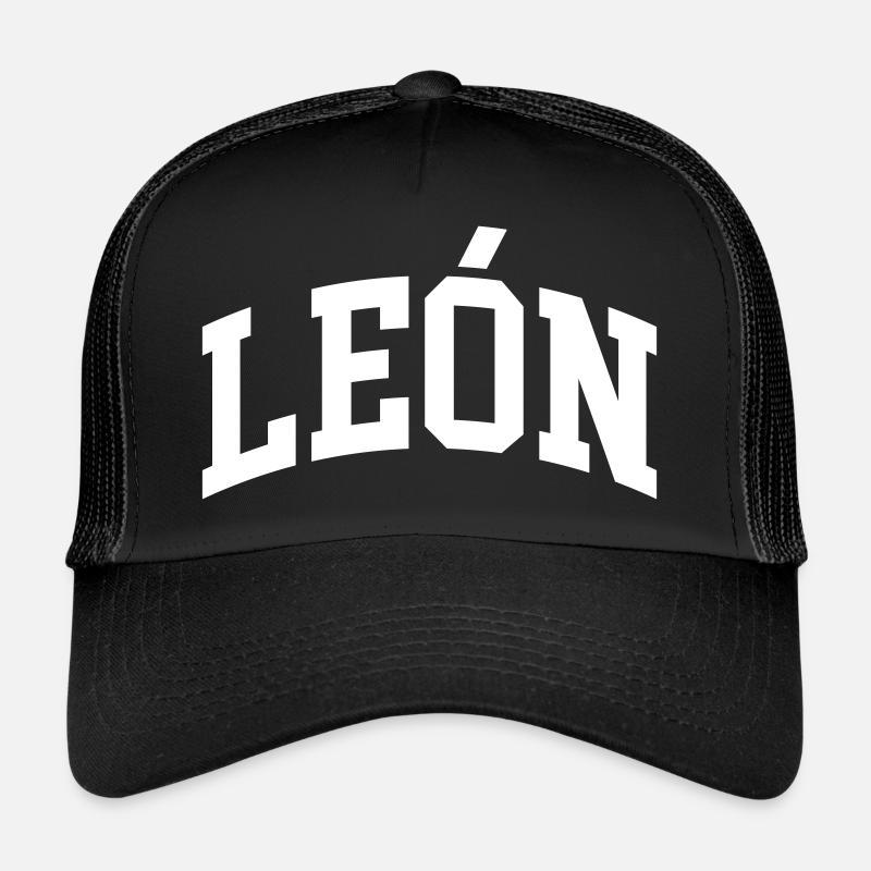 León - Trucker Cap - Schwarz/Schwarz
