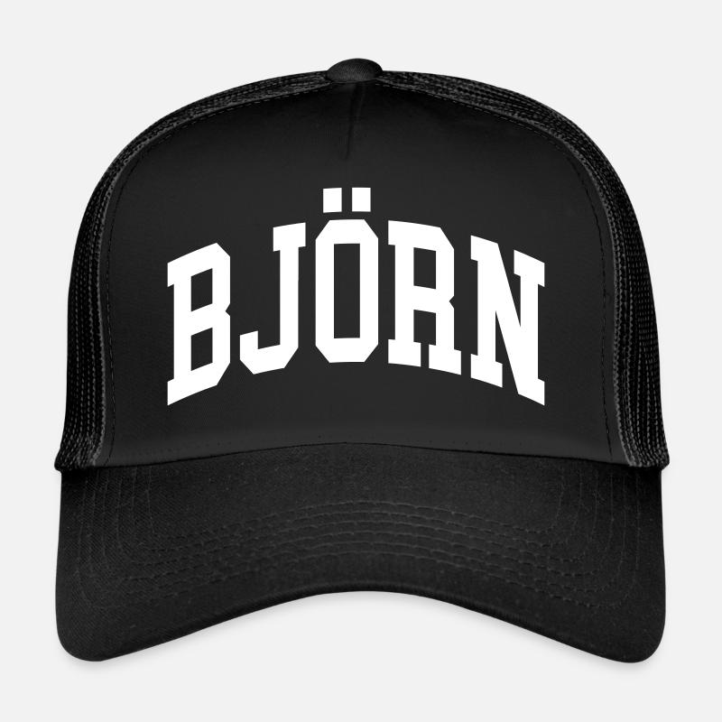 Björn - Trucker Cap - Schwarz/Schwarz