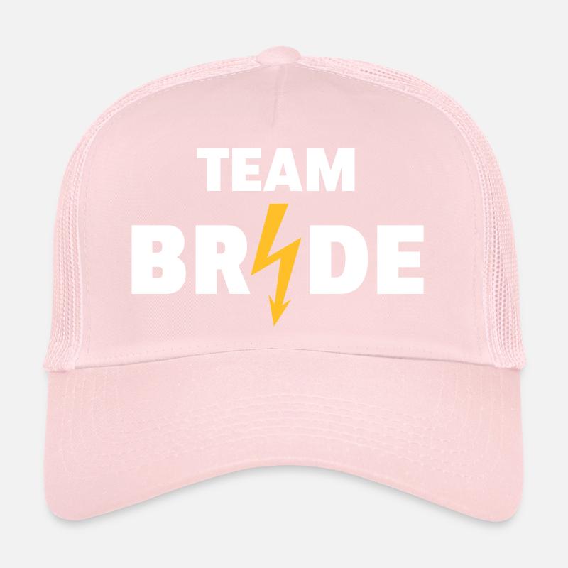 Team Bride Flash (Braut JGA Polterabend / 2C NEG) Trucker Cap