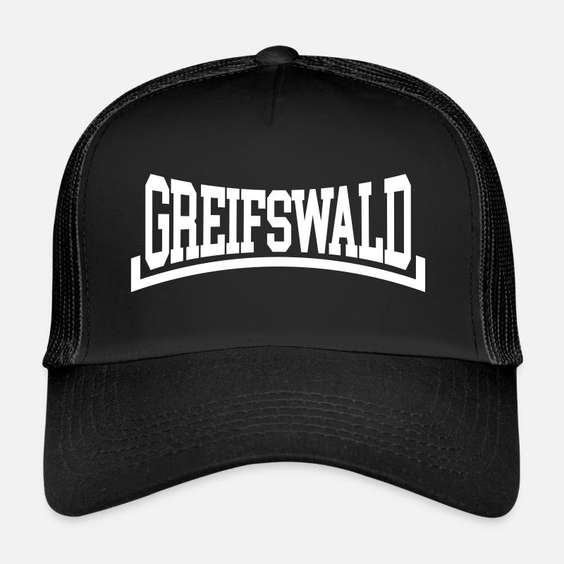 Greifswald - Trucker Cap - Schwarz/Schwarz