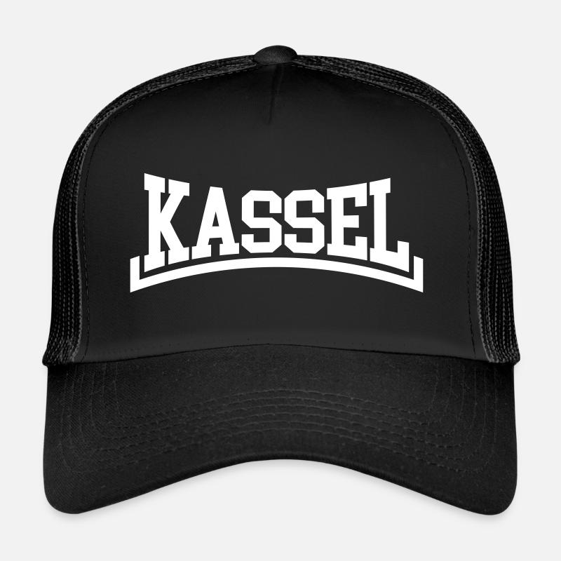 Kassel - Trucker Cap - Schwarz/Schwarz