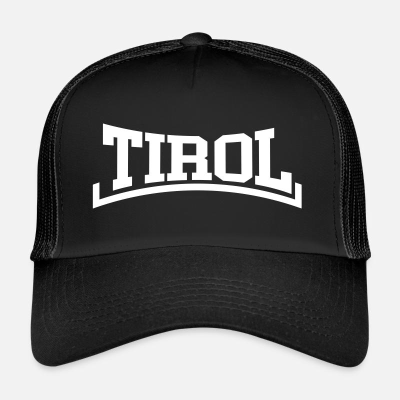 Tyrol - Casquette trucker  - noir/noir