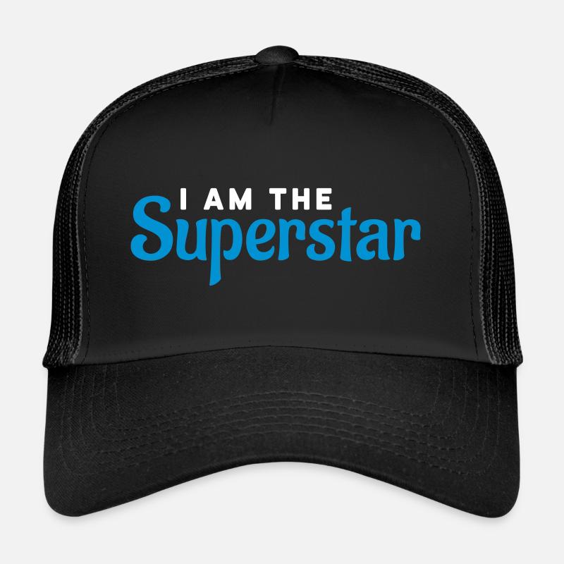 I'm the superstar - Trucker Cap - Schwarz/Schwarz