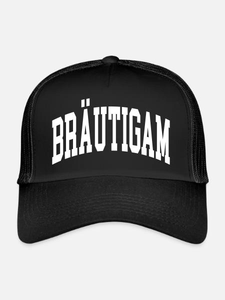 Bräutigam - Trucker Cap - Schwarz/Schwarz