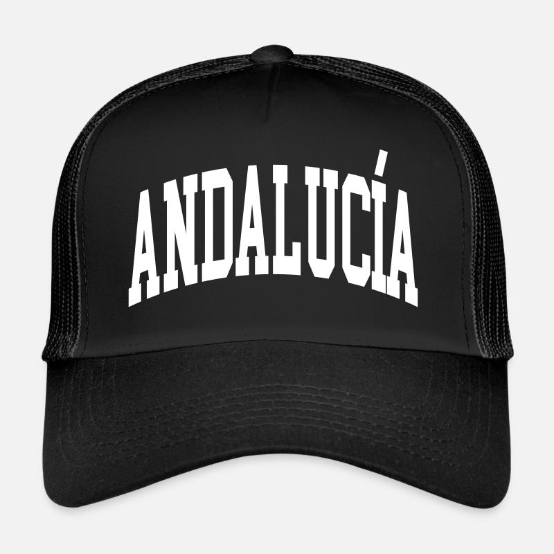 Andalucía - Trucker Cap - Schwarz/Schwarz