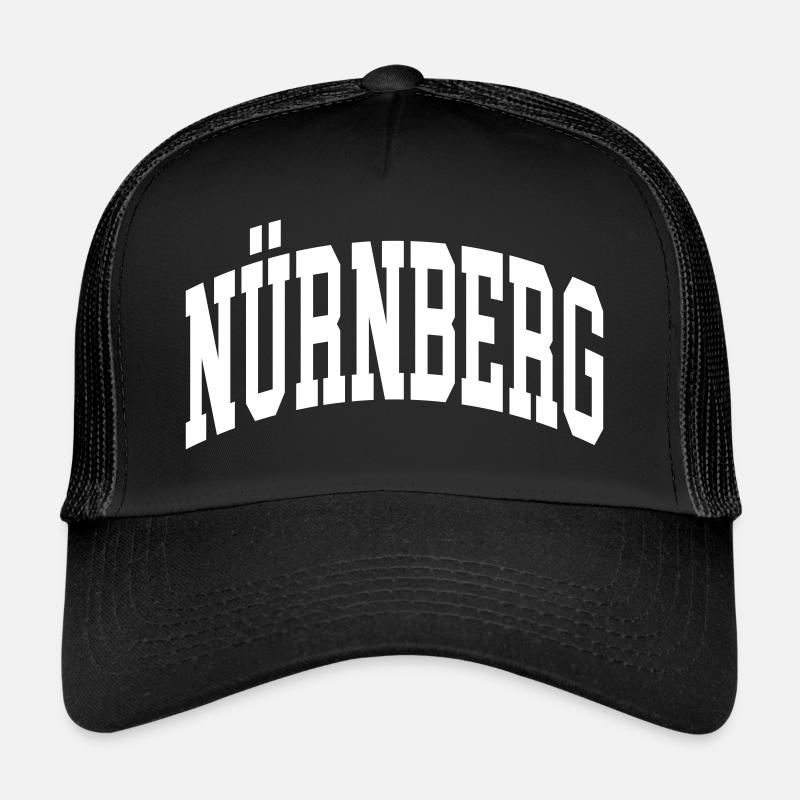 Nürnberg - Trucker Cap - Schwarz/Schwarz
