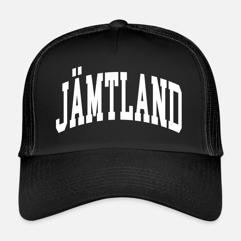 Jämtland - Trucker Cap - Schwarz/Schwarz