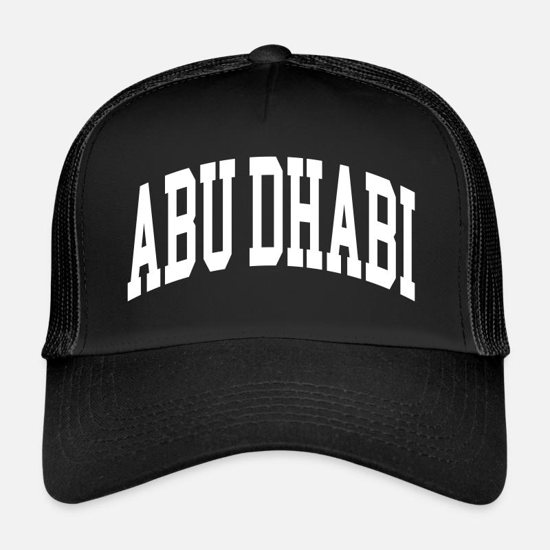 Abou Dhabi - Casquette trucker  - noir/noir