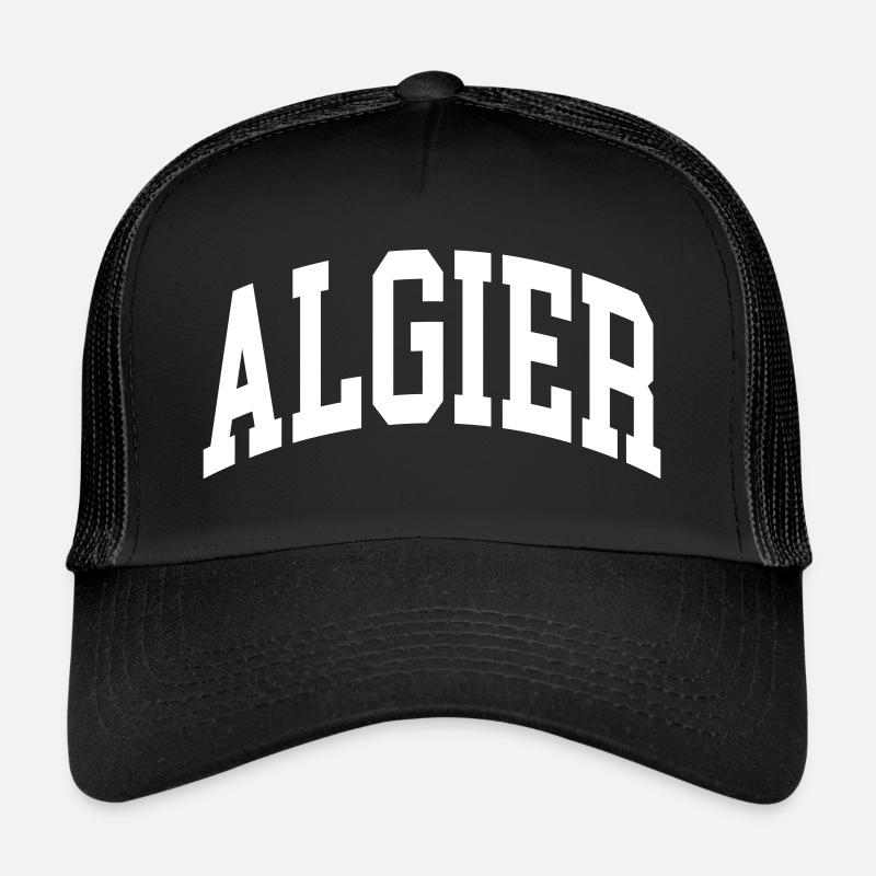 Alger - Casquette trucker  - noir/noir