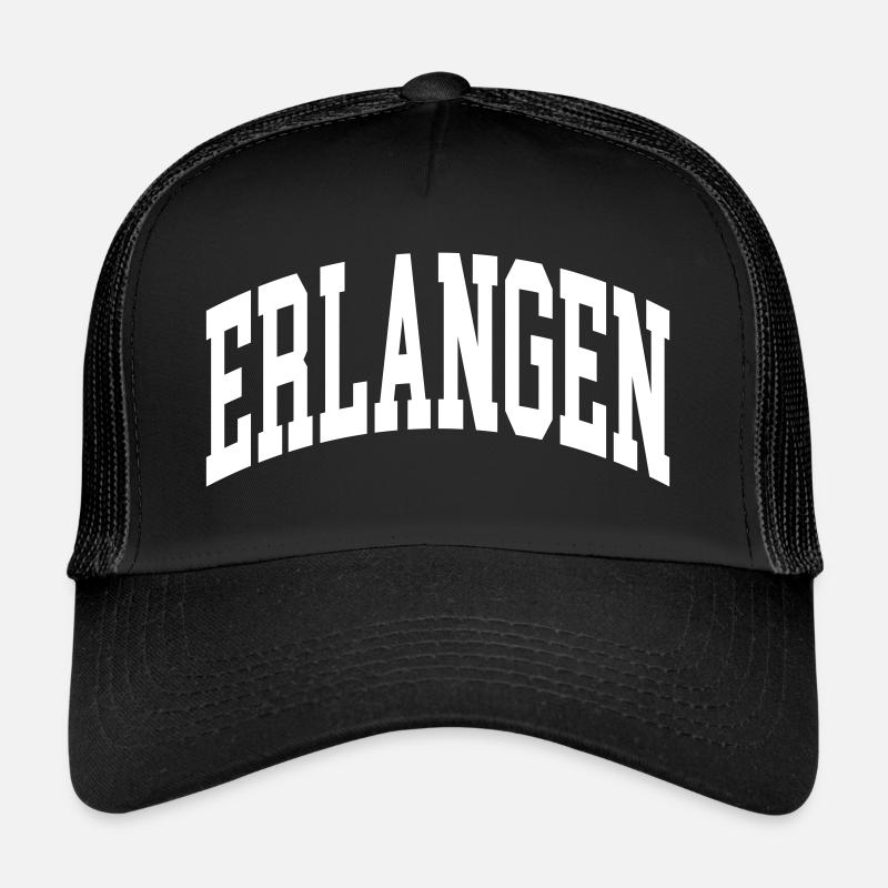 Erlangen - Trucker Cap - Schwarz/Schwarz