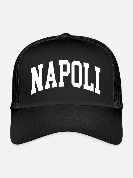 Naples - Casquette trucker  - noir/noir - Devant