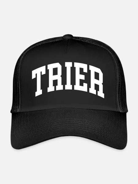 Trier - Trucker Cap - black/black - Front
